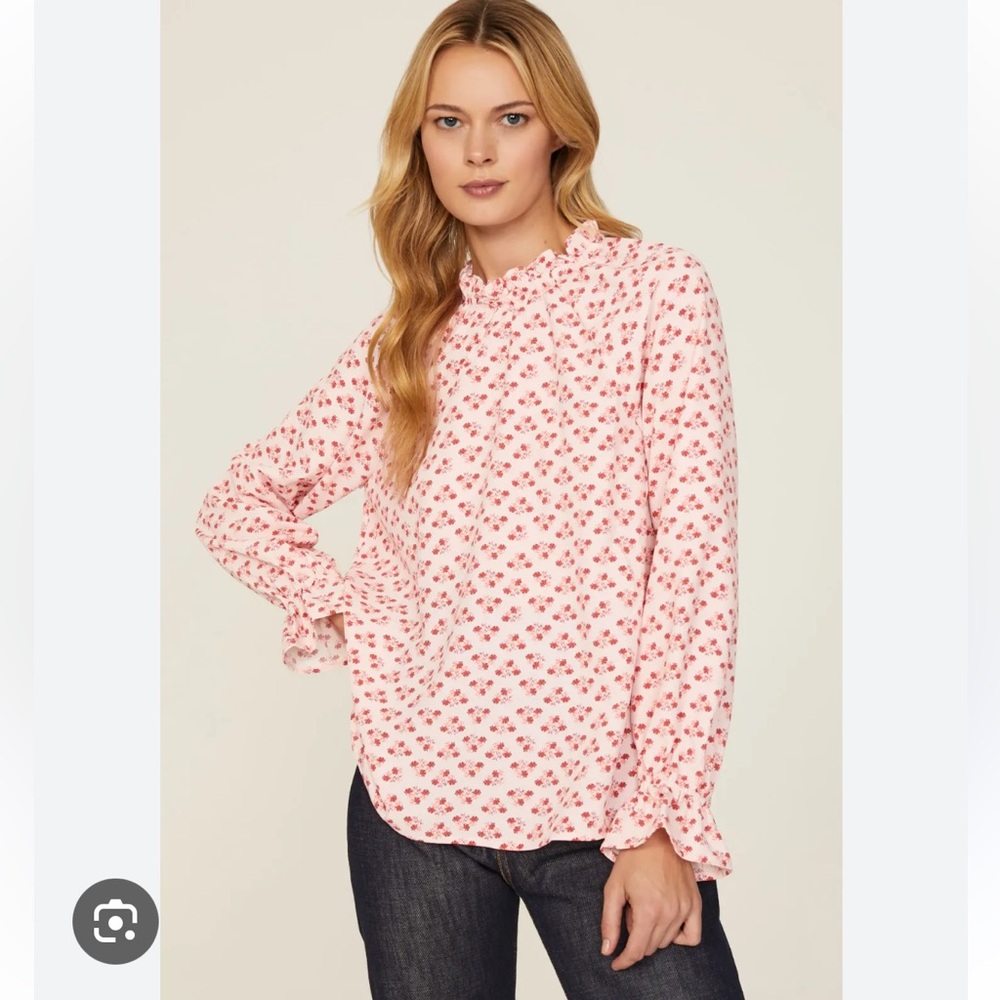 Hill House Pink Floral Blouse